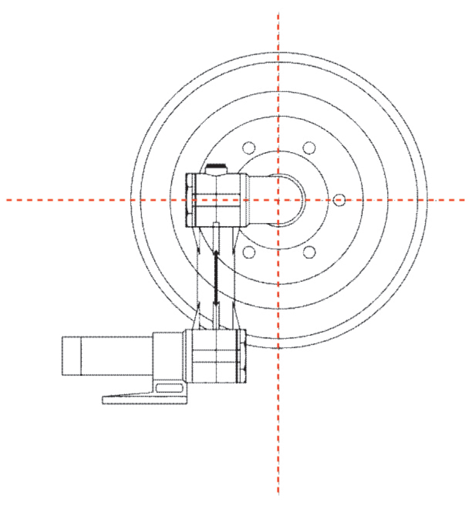 Hose Reel Technical Drawing